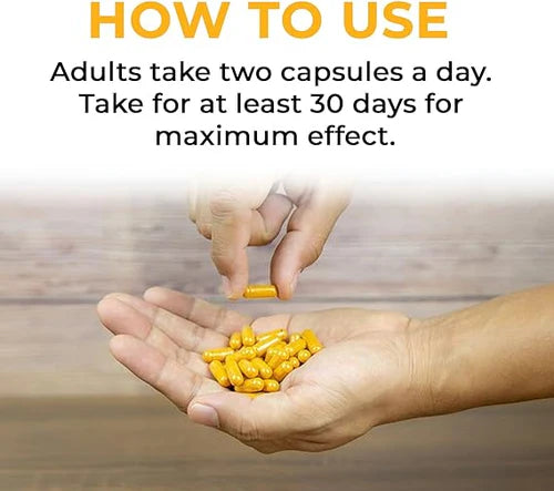 Turmeric and Ginger Supplements Capsule - 500mg