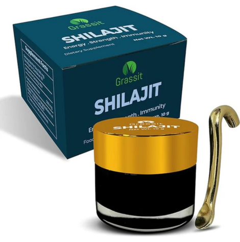 Grassit Himalayan Shilajit 10G – 100% Lab Tested | GMB Certified