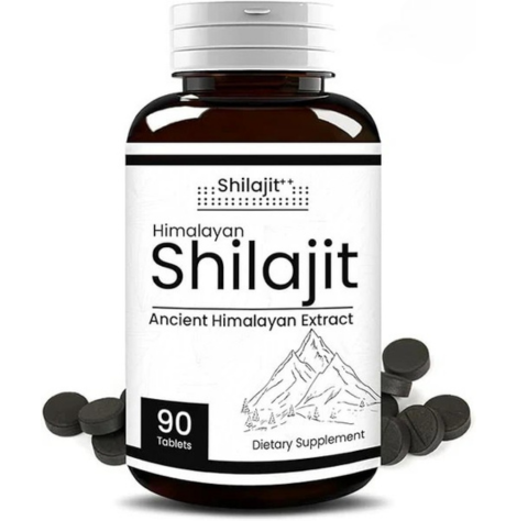 Himalayan Shilajit Extract 10000mg Tablets | 90 Tablets Pack| LabTested & GMP Certified