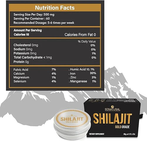 Gold Grade 100% Pure Shilajit - 30G