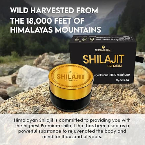 Premium Grade Pure Himalayan Shilajit - 30g