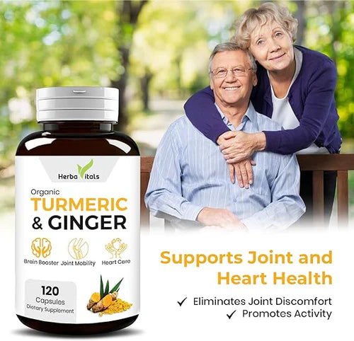 Turmeric and Ginger Supplements Capsule - 500mg