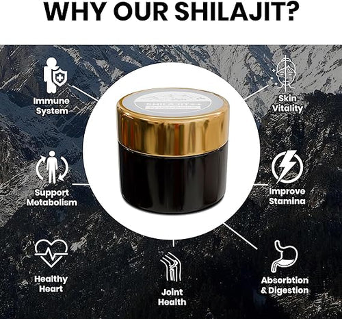 Organic Himalayan Shilajit Resin