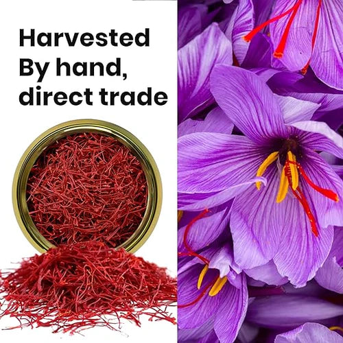 Organic Saffron Threads - 2G (Handpicked All Red Threads)